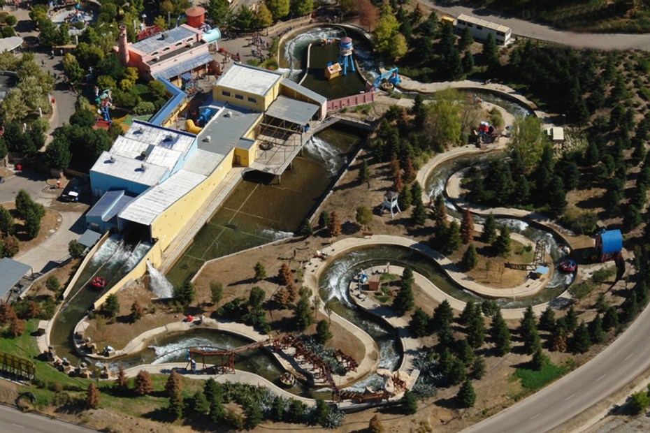 Raft Ride - Ride Layout Birdseye View